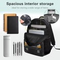 thumbnail image 5 of Aplkyhs School Bus School Backpack for Boys Girls Ages 6-18 Elementary Middle High School Students Large Capacity Lightweight Water Resistant for Daily School Back to School Gifting Casual Travel, 5 of 7