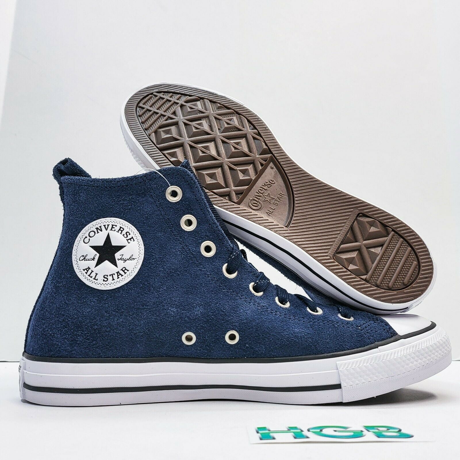 Tumba por favor confirmar Entender Converse Chuck Taylor All Star Hi Men's Blue Suede Limited Sneaker Shoe  170023C - Walmart.com
