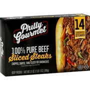 Philly-Gourmet 100% Pure Beef Sandwich Steaks - 14 CT