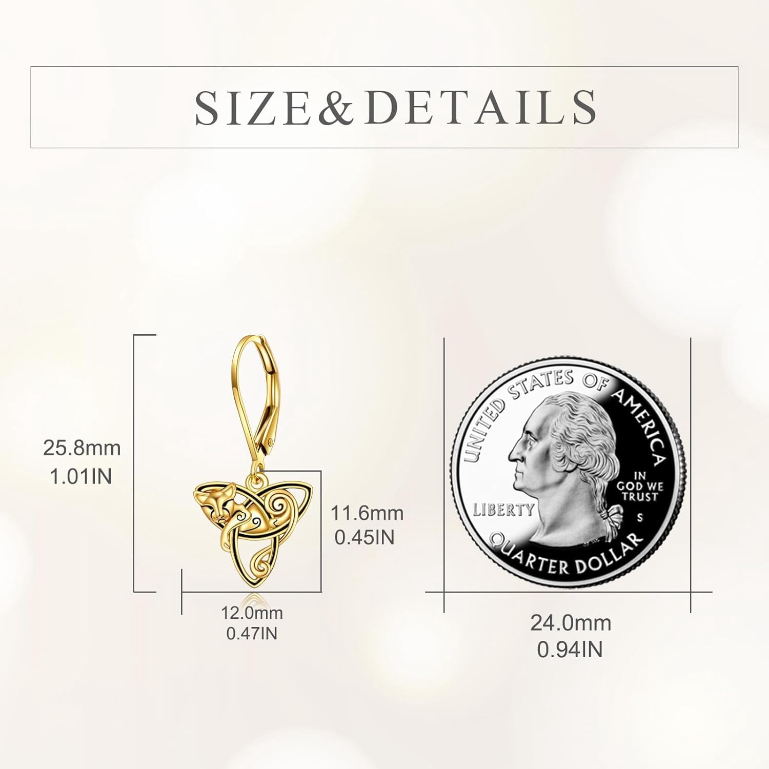 14K Gold Bee/Owl/Hummingbird/Orca/Cat/Butterfly/Cardinal Earrings for Women Earrings Leverback Earrings Jewelry Gifts