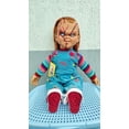 thumbnail image 1 of Muñeco chucky cicatrizado, cuerpo de felpa 67 cm con huellas y agujetas, 1 of 5