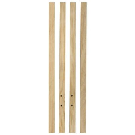 Dream On Me Carter Crib Convertible Post, Natural And White