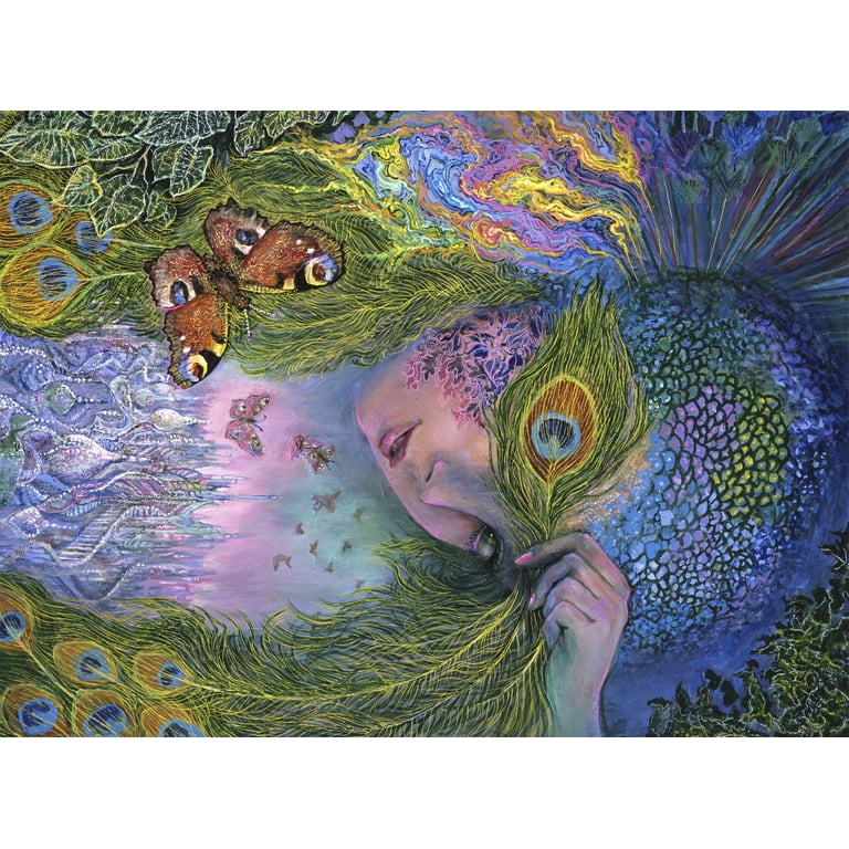 Buffalo Games Peacock Goddess Jigsaw Puzzle - 1000-Piece Fun