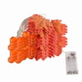 thumbnail image 2 of CEHVOM Maple Pumpkins Lantern String Halloween Garden Party Room Decoration Lights Clearance, 2 of 3