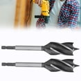 thumbnail image 4 of 4 Flute Cutting Drill, Hex Shank Drill Bit, Durable Practical Stable For Wood Panels Density Boards, 4 of 8
