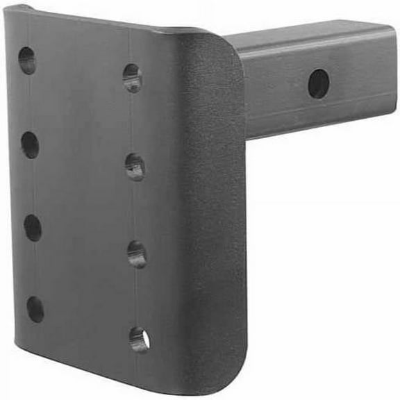CURT 48343 Adjustable Pintle Mount for 2-Inch Hitch Receiver, 17,000 lbs, 7-1/4-Inch Height, 6-Inch Length