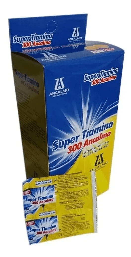 Super Tiamina 300 con 100 Capsulas Ancalmo Ancalmo Caja | Walmart en línea