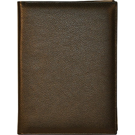 Budd Leather US 383-1 Petite Leather Bound Refillable Journal, Black