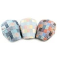 thumbnail image 3 of Fashion Men Women Plaid Cotton Newsboy Hat Flat Cap Adjustable Beret with Visor, 3 of 7