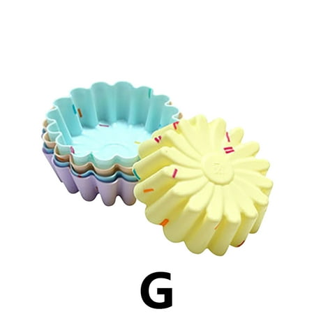 

Ycolew Kitchen Gadgets Cooker Baking Mould For 20 Pack Silicone Muffin Cup and Small Cake Cup Home & Kitchen Clearance
