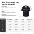 thumbnail image 5 of Xecao Mathematica Science Pattern Men's Short-Sleeve Cuban Collar Button-Down Shirt with Chest Pocket Lightweight Tropical Vacation Shirt-Large, 5 of 5