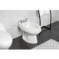 thumbnail image 3 of Kingston Brass KB321KL Knight Three-Handle Bidet Faucet, Polished Chrome, 3 of 5