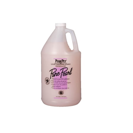 PurePet Pure Pearl Luxury Conditioning Dog and Cat Concentrated Grooming Shampoo (1 gallon)