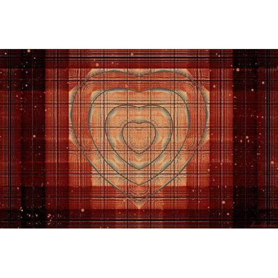 Heart Fractals - CANVAS OR FINE PRINT WALL ART