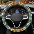thumbnail image 6 of Renewold American Tribal Highland Cow Sunflower Blue Auto Steering Wheel Cover Universal 15 Inch Anti-Slip Neoprene Tribal Style Car Steering Wheel Protector for Women Men, 6 of 7