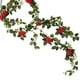 thumbnail image 5 of Enredaderas de rosas artificiales, accesorio para fotografía, hojas artificiales florales para boda, compromiso Rojo, 5 of 9