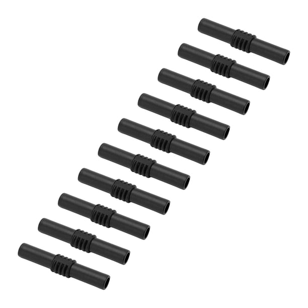 Plátano 10 Uds. Acoplador De Plátano Aislado De 4mm Extensión Hembra A Hembra Conector De Clavija De Plátano Para Aparatos Electrónicos