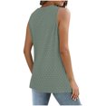 thumbnail image 4 of Otvok Womens Tank Top Solid Round Neck Sleeveless Casual Summer Vests, 4 of 6