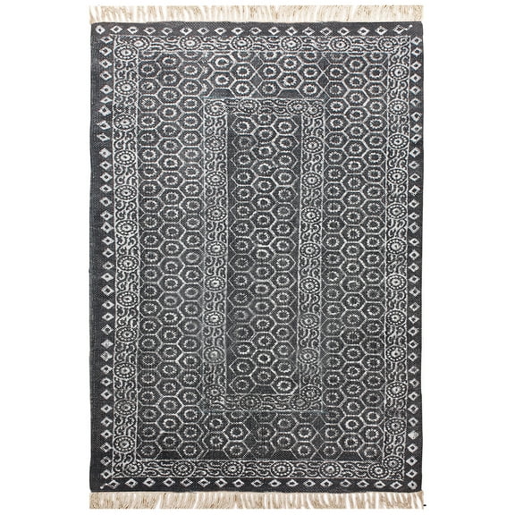 Casavani Handmade Cotton Rug Living Room Area Rug Home Decor Area Kilim 2x3 feet