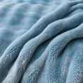 thumbnail image 4 of Under $1 Throw Blanket, Hwkond Solid Colour Flannel Rabbits Hair Blanket Nap Cover Blanket Heavy Sofa Blanket Velvet Blanket(Blue,70x100cm), 4 of 8