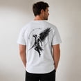 thumbnail image 2 of Archangel Michael Graphic T-Shirt, Unisex Classic Fit Religious Sword Angel Tee, 2 of 9