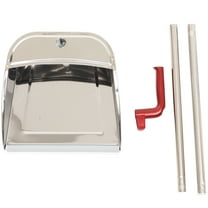 Home Dustpan and Duster Set for Cleaning Small Areas, Standing Dustpan with Whisk Broom, Straw Bristles for Office and Household Use