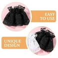 thumbnail image 3 of unbranded 1Par Puños De Encaje Negro Para Mujer Con Lolita Accesorios Para Fiesta, 3 of 7