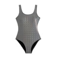 thumbnail image 4 of Scale Triangle Cutout Swimsuit Backless Monokini With Bikini Style Design Women's Plus Size Swimwear Rhinestone Bikini Woman Bikini Winter Shorts Swimsuit Thong Kids Swim Shorts High Waisted Bikini, 4 of 4