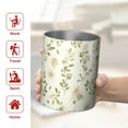 thumbnail image 5 of 12oz Coffee Tumblers Pioneer Floral Pattern Stainless Steel Vacuum Insulated Travel Tumbler Coffee Cups Mug with Lid and Straw with Cleaning Brush for Cold & Hot Drinks, 5 of 5