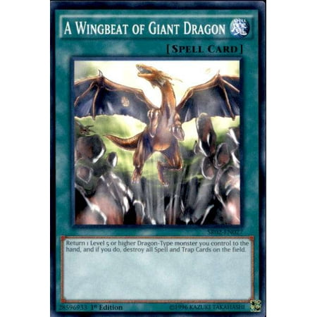 Dragon Rise - YuGiOh Rise of the True Dragons Structure Deck A Wingbeat of Giant Dragon SR02-EN027