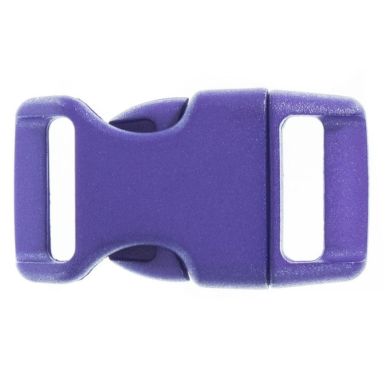 Paracord Planet 5/8 inch Side Release Buckles - Packs of 100 - Vibrant Colors Available - Ideal for Paracord Bracelet, Lanyard, Size: 100 Pack, Purple