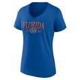 thumbnail image 2 of Women's Royal Florida Gators Essential Stack V-Neck T-Shirt, 2 of 3