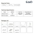 thumbnail image 7 of COZY Bidet Toilet Seat, Non-Electric Swash Eco Bidet Seat, Rear & Feminine Wash, Adjustable Water Pressure, LS-SBWH01, 7 of 7