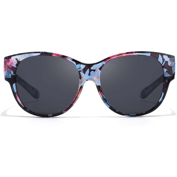 Polarized Fit Over Sunglasses for Women - Trendy  Wear Over Glasses UV Protection for Driving IF5779