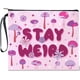 thumbnail image 1 of Bolsas de maquillaje con diseño de hongo rosa, bolsa de lona para cosméticos, multiusos, con cierre floral, neceser de viaje, monedero, organizador portátil para guardar maquillaje., 1 of 9
