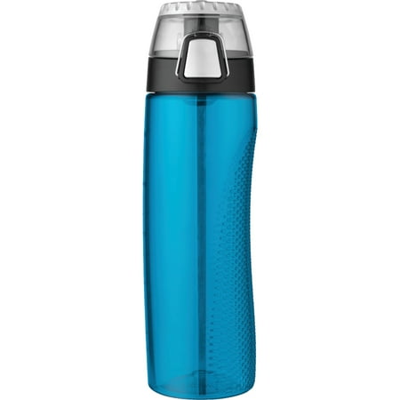One 24 Ounce Thermos - Thermos HP4100TLTRI6 24-ounce Tritan Hydration Bottle With Meter (Teal)