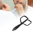thumbnail image 1 of Tijeras para El Pelo de La Nariz Tijeras de Aseo Profesionales, 9,4 X 4,7 Cm, Prácticas, Duraderas, Tijeras Simples para Cejas, Recortador de Pelo de negro Salvador tijeras para el pelo de la nariz, 1 of 10