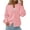 Pink, variant on PRETTYGARDEN Womens Fall Cardigan Sweaters Crewneck Long Sleeve Button Open Front Knit Sweater Women Oversized Cardigans