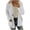 White, variant on Turilly Women's Fuzzy Sherpa Fleece Cardigan Sweater Button Down Cozy Plush Outerwear with Pockets for Fall Winter