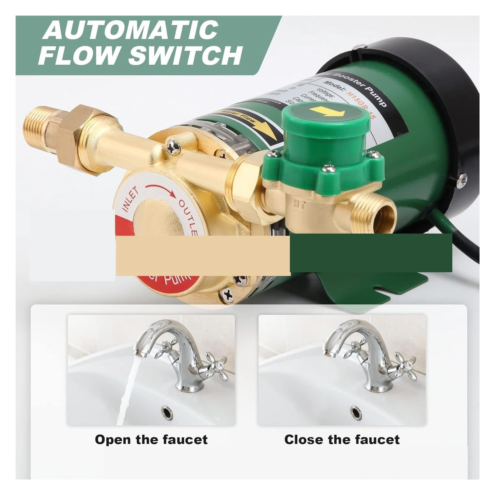 Ensure Consistent Water Flow with the Automatic Household Water Pressure Booster Pump