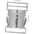 thumbnail image 4 of Woeilo Ceinture de Taille Boucles de Sangle Multifonctions Argent Boucles de Sangle de Randonnée Boucles de Ceinture en Alliage de Zinc, 4 of 5