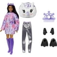 thumbnail image 7 of Barbie Cutie Reveal Snowflake Sparkle Fashion Doll with Owl Plush Costume, Mini Pet & Accessories, 7 of 7