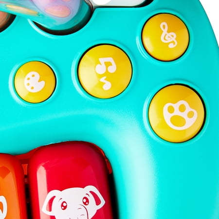 SPARK CREATE IMAGINE SPARK.CREATE.IMAGINE RAINBOW PIANO FOR TODDLERS, AGES 18 MONTHS AND UP – TOY MUSICAL INSTRUMENT