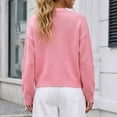 thumbnail image 6 of WRKEKC Cardigan Sweaters for Women Solid Color Long Sleeve V-Neck Button Front Loose Fit Knit Cardigan with Pockets, 6 of 6