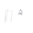 thumbnail image 1 of Mesita De Noche Minimalista De Acrílico Con Estatua De Pensador Abstracto, Moderna Mesita De Noche Para Sala De Estar, Hogar, Oficina, Dormitorio, Estante Decorativo, 1 of 8