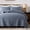 Smoke Blue, variant on WDCOZY Queen Size Quilt Set – Wheat Striped Pick Stitch Soft Lightweight Bedspread, Textured Coverlet, Farmhouse Country Rustic Bedding with 2 Pillow Shams, 3 Pieces