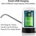 thumbnail image 3 of 1pc New Mini USB Rechargeable Portable Water Pump Household Device Electric Hand Press Automatic Drink Water Dispenser, 3 of 4