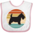 thumbnail image 3 of Inktastic Scottie Dog Vintage Scottish Terrier Boys or Girls Baby Bib, 3 of 4