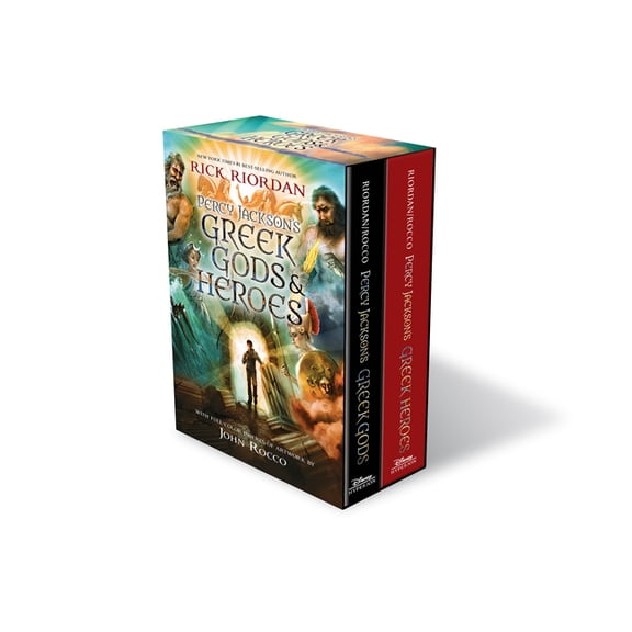 Percy Jackson's Greek Gods & Heroes Boxed Set, (Paperback)