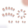 thumbnail image 6 of Osdhezcn 24x Glittering Full Cover False Nail French Tip Press On Nail Acrylic Nail, 6 of 6